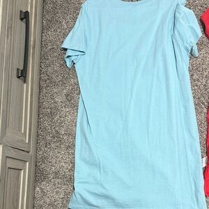 Light Blue T-Shirt long length